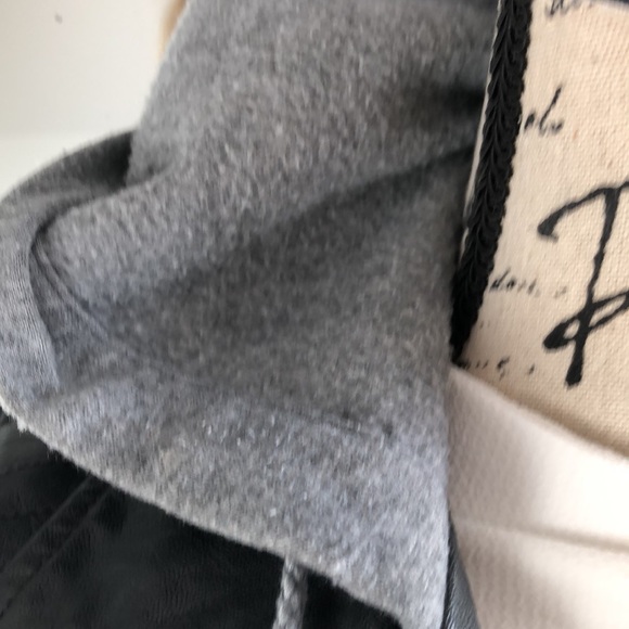 SzM pleather jacket , black and grey - Picture 5 of 7